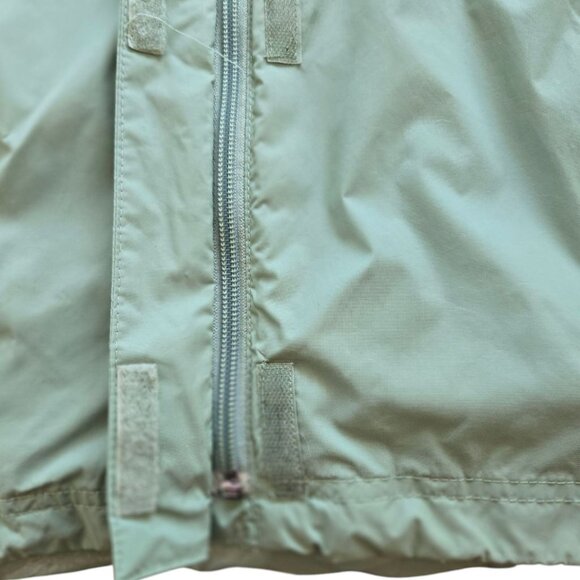 Columbia Womens XL Green Outdoor Hooded Rain Jacket Zip Front - Picture 10 of 16